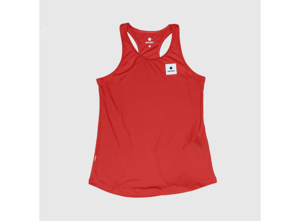 SAYSKY Dame Singlet Reactive Flow S Lett, luftig og stilig løpesinglet - Red 