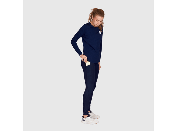 SAYSKY Dame Tights Combat+ S Behagelig tights med lommer - Blue 