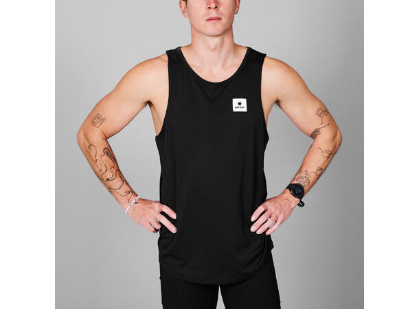 SAYSKY Herre Singlet Clean Combat Pro M Lett singlet til herre -Black 