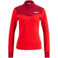 Swix Dame Dynamic Mid Half Zip XL Perfekte midlayer for aktive dager - r&#248;d