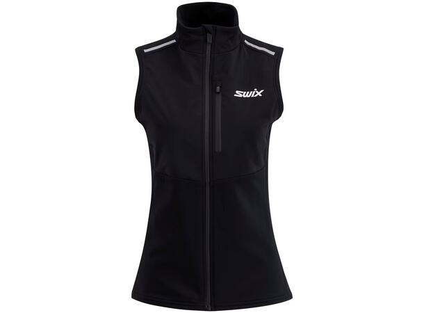 Swix Dame Vest Focus Warm S Allsidig vest for kalde treningsdager 