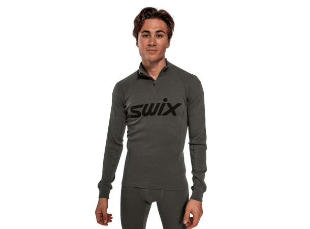 Swix Herre RaceX Merino Half Zip LS S RaceX som holder deg varm i kulda, Ol 