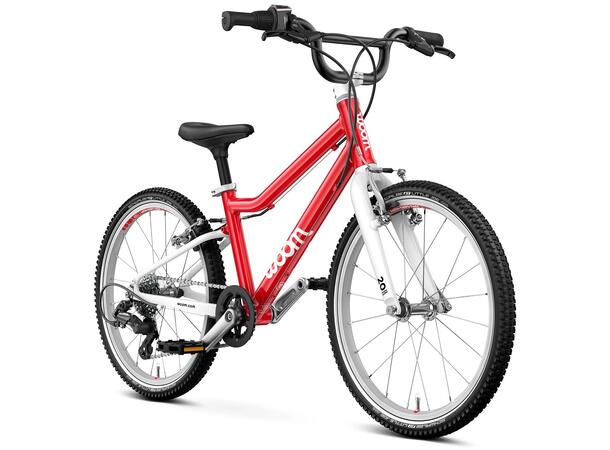 Woom 4 Go Barnesykkel 20" Red Optimalisert geometri for barn 115-130cm 