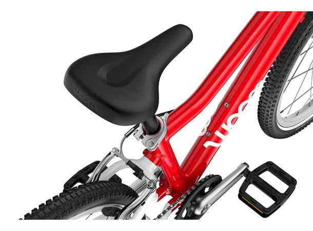 Woom 4 Go Barnesykkel 20" Red Optimalisert geometri for barn 115-130cm 