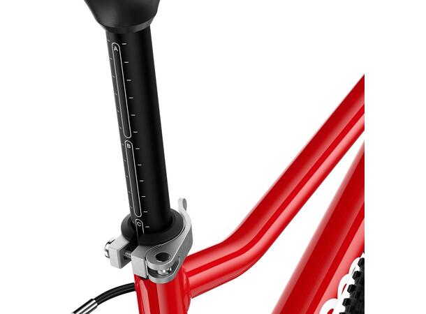 Woom 4 Go Barnesykkel 20" Red Optimalisert geometri for barn 115-130cm 