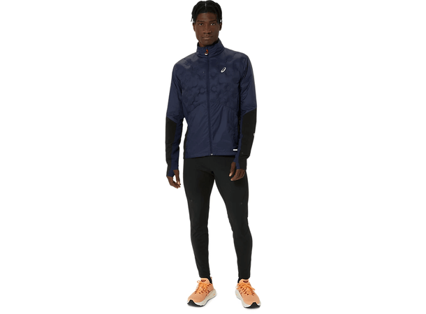 Asics Herre Road Winter Jakke S Hold varmen og fortsett å løpe -midnight 