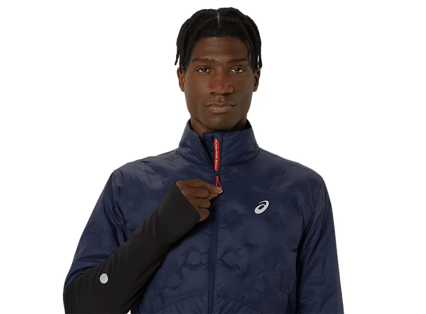 Asics Herre Road Winter Jakke S Hold varmen og fortsett å løpe -midnight 