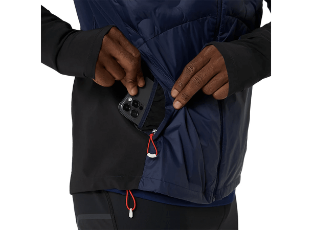 Asics Herre Road Winter Jakke S Hold varmen og fortsett å løpe -midnight 