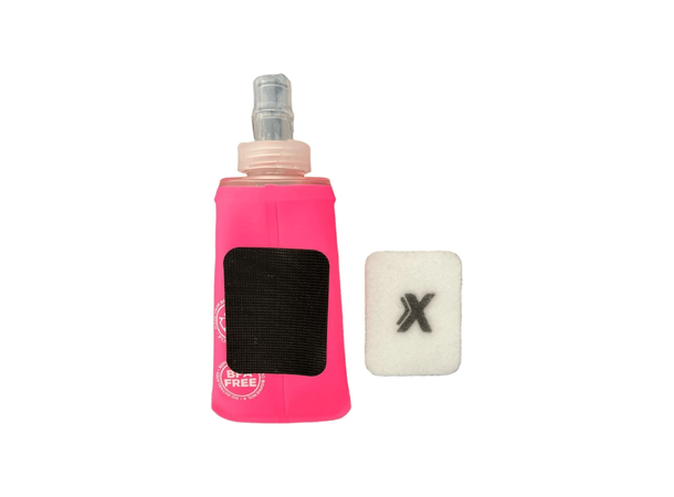 Coxa Soft Flask 150 ML m/velcro Softflask med borelås - Pink 