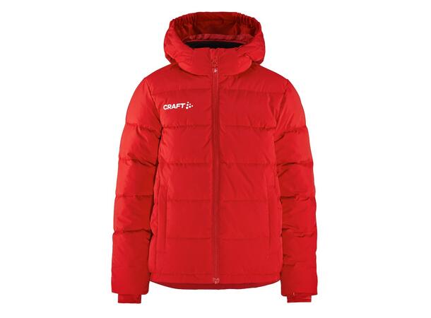 Craft Jr Jakke Nor Evolve Down 158/164 God og varm dunjakke-BrightRed 