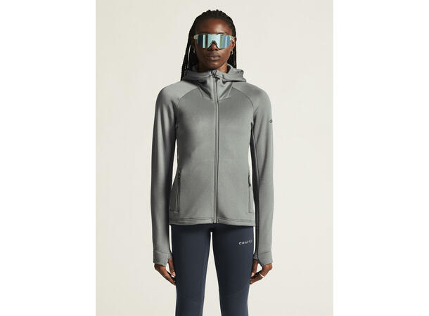 Craft W Adv Explore Power Fleece XS Fleecejakke med svært god varme - Leaf 
