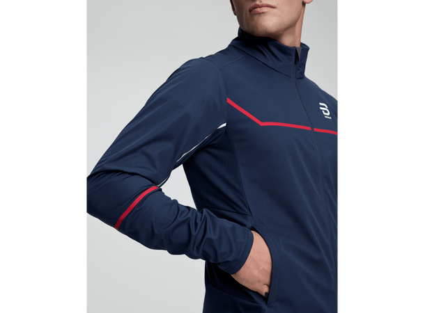 Dæhlie Herre Jakke Pace L Jakke for intens langrennstrening - Navy 