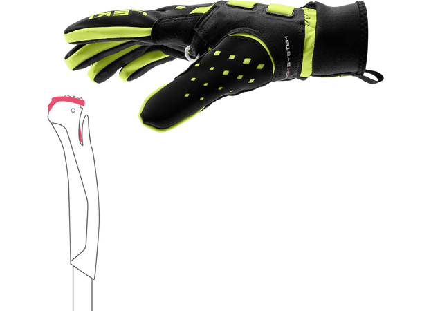 Leki Hanske HRC Race Shark 10 Perfekte allround-hanske til leki staver 