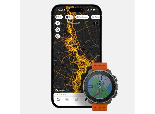 Suunto Vertical Solar Robust GPS-klokke i stål -AllBl 
