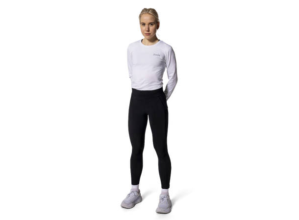 Swix Dame Pace High Waist Warm Tights S Black 
