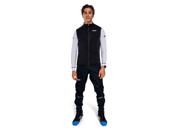 Swix Herre Dynamic Mid Vest S God og varm vest - Black 