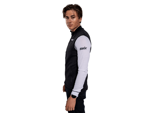 Swix Herre Dynamic Mid Vest S God og varm vest - Black 