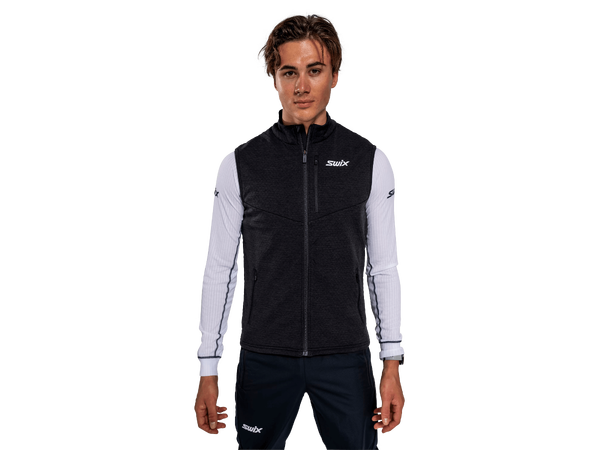 Swix Herre Dynamic Mid Vest S God og varm vest - Black 