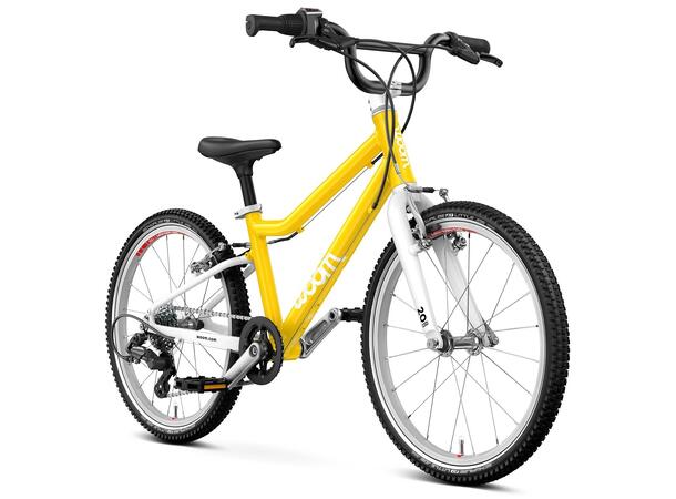 Woom 4 Go Barnesykkel 20" Yellow Optimalisert geometri for barn 115-130cm 