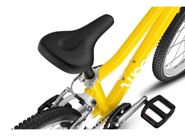 Woom 4 Go Barnesykkel 20" Yellow Optimalisert geometri for barn 115-130cm 