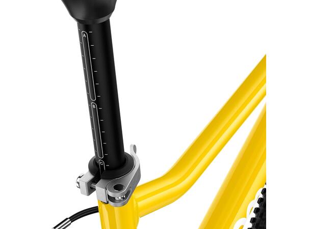 Woom 4 Go Barnesykkel 20" Yellow Optimalisert geometri for barn 115-130cm 