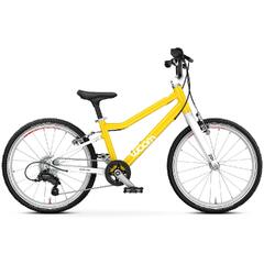 Woom 4 Go Barnesykkel 20&quot; Yellow Optimalisert geometri for barn 115-130cm