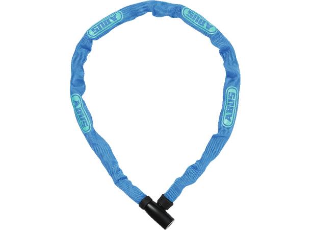 Abus Kjettinglås 4804K/75 Blue Enkel sykkellås med nøkkel 