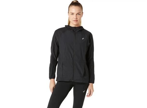 Asics Dame Jakke Road Packable M Reng- og vannavstøtende løpejakke - Bl 