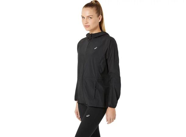 Asics Dame Jakke Road Packable M Reng- og vannavstøtende løpejakke - Bl 