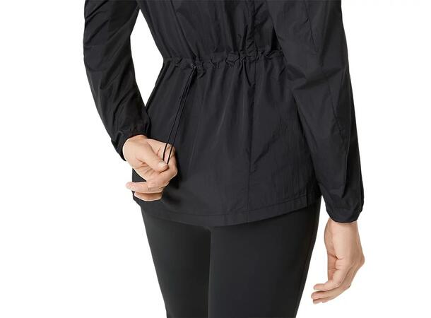 Asics Dame Jakke Road Packable M Reng- og vannavstøtende løpejakke - Bl 