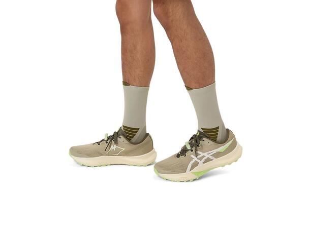 Asics Fujitrail Crew Sokk 39-42 Inspirert av offroad-løpeeventyr - Khaki 