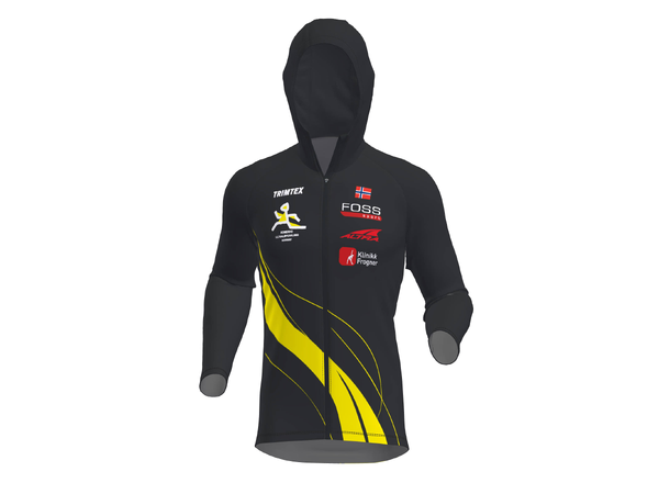 Flex Shirt Hoodie Herre L Klubbtøy Romerike Ultraløperklubb 