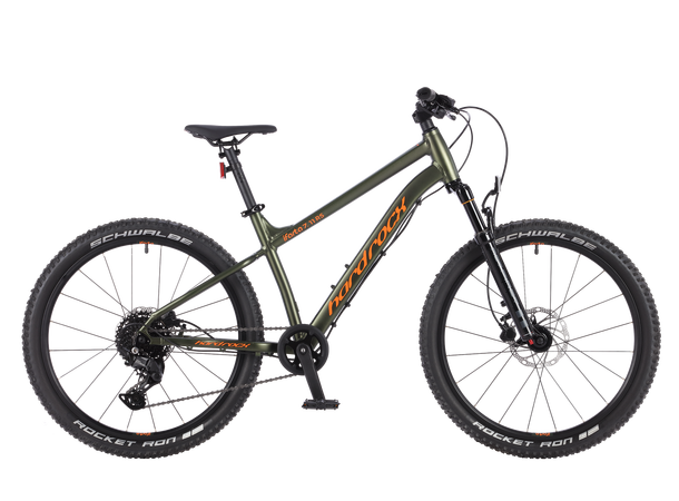 Hard Rocx Barnesykkel iFarta RS 24" Baresykkel m/demper. 7-11 år,Matte Green 