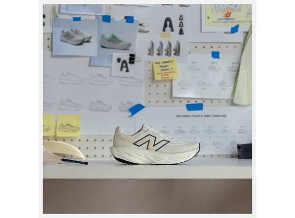 New Balance Fresh Foam X 1080v14 42,5 Godt dempet allround løpesko W - SeaSalt 