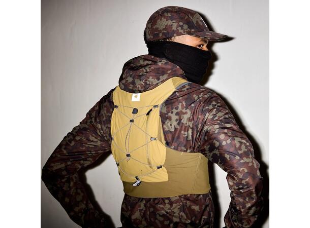 SAYSKY Caps Camo Combat 103 Lett og pustende løpecaps - Brown Aop 