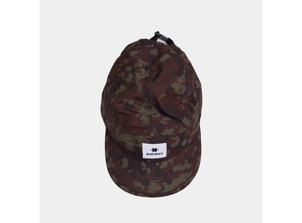 SAYSKY Caps Camo Combat 103 Lett og pustende løpecaps - Brown Aop 