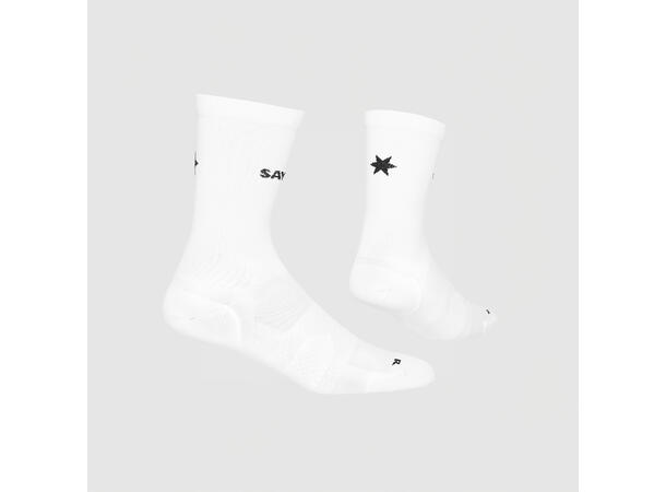 SAYSKY Sokker Logo Combat Socks 100 M/L Løpesokker med logo - White 