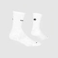 SAYSKY Sokker Logo Combat Socks 100 M/L L&#248;pesokker med logo - White