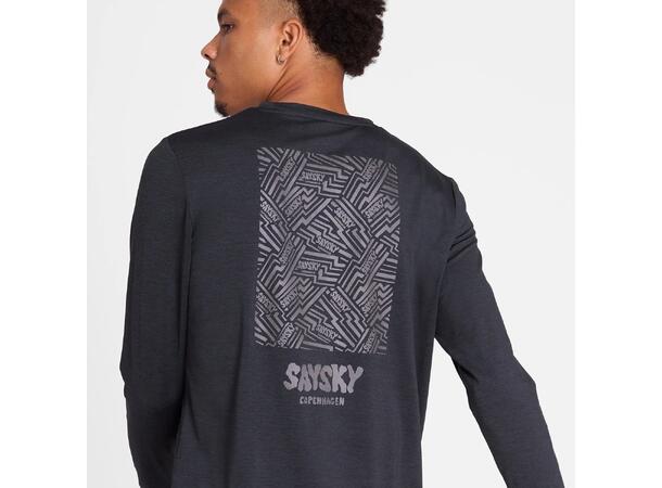 SAYSKY Trøye Reflective Logo Pace LS M Allsidig trøye til løp året rundt 
