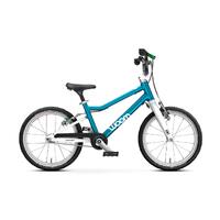 Woom 3 Go Barnesykkel 16" Metallic Blue Pernfekt sykkel for barn 105-120cm