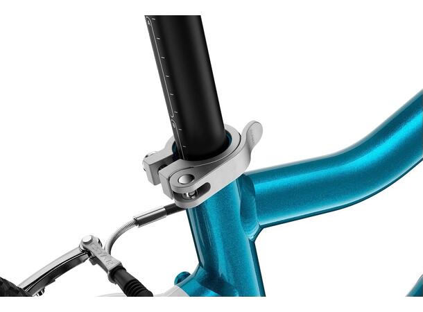 Woom 3 Go Barnesykkel 16" Metallic Blue Pernfekt sykkel for barn 105-120cm 
