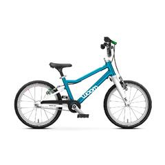 Woom 3 Go Barnesykkel 16&quot; Metallic Blue Pernfekt sykkel for barn 105-120cm