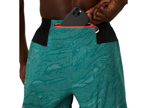 Asics Herre Shorts Fujitrail 5in XL Lett og luftig løpeshorts - RaLa 