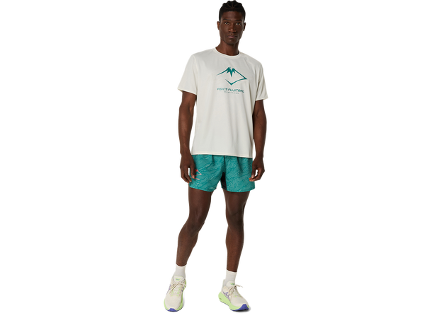 Asics Herre Shorts Fujitrail 5in XL Lett og luftig løpeshorts - RaLa 