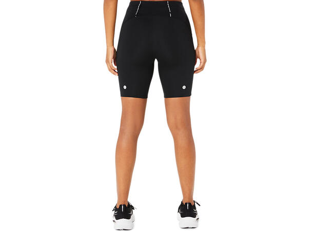 Asics W Tights Road High Waist 8in M Super løpeshorts -Black 