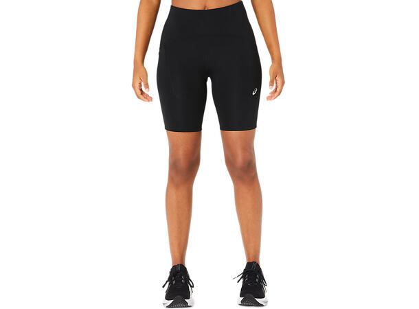 Asics W Tights Road High Waist 8in M Super løpeshorts -Black 
