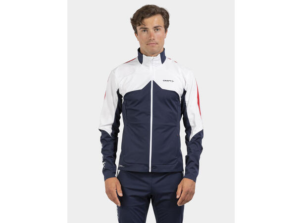 Craft M Jakke Nor Pro Nordic Race 2 S Skijakke til den aktive - Blaze/white 