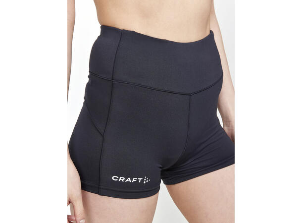 Craft W Adv Essence Hot Pants 2 L Funksjonell og Myk Hotpant, Black 