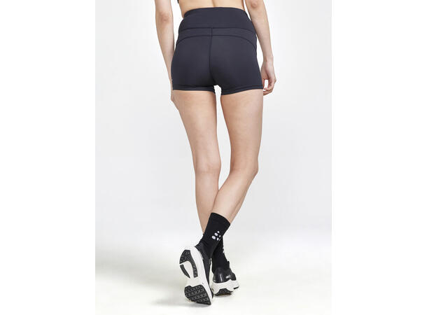 Craft W Adv Essence Hot Pants 2 L Funksjonell og Myk Hotpant, Black 