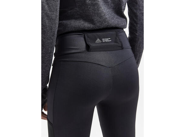 Craft W Pro Trail Tights S Løpetights designet for stiløping, black 
